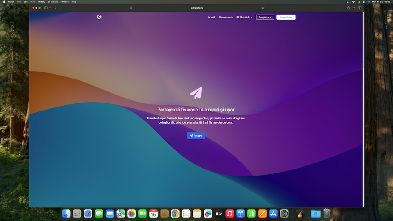 Evoluția românească în transferul fișierelor mari